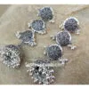 Three Layer Oxidized Silver Jhumka Earring-01 Three Layer Oxidized Silver Jhumka Earring