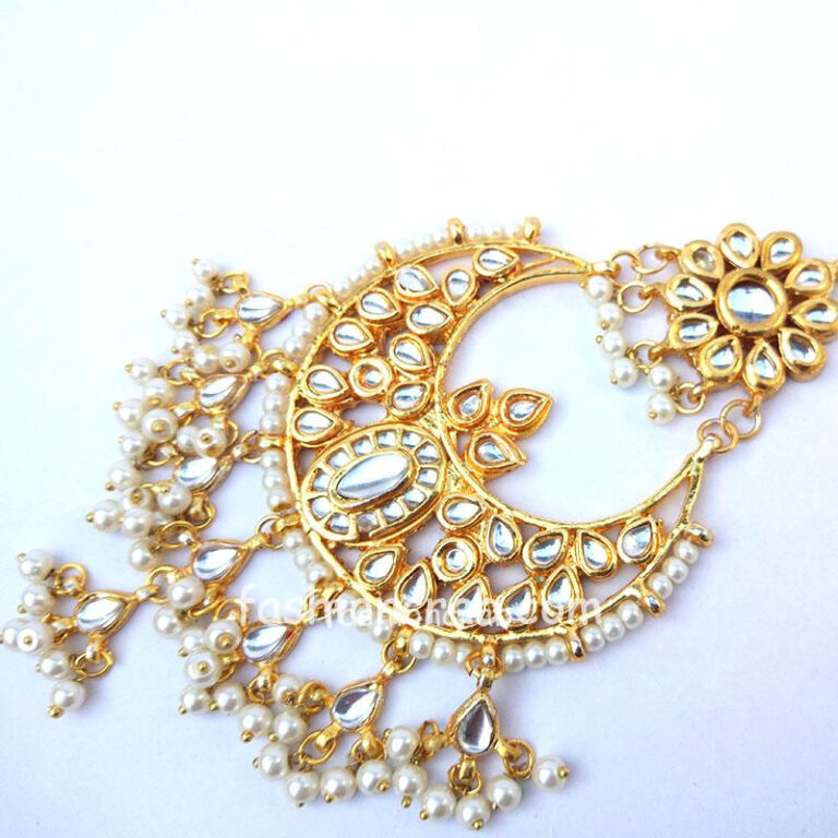 Bridal Kundan Big MaangTikka for Women