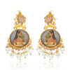 Maharani Golden Digital Earrings