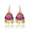 Pink Jhumka Earring