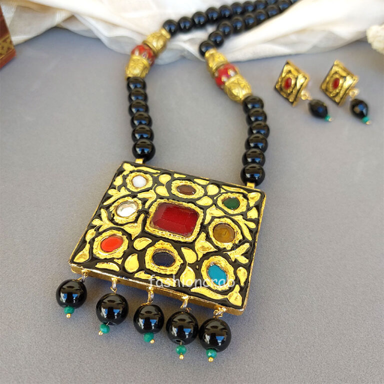Black Necklace Set for Women