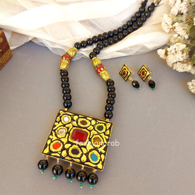 Black Necklace Set for Women