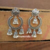 Charming Oxidised Silver Classic Earring for Festivals