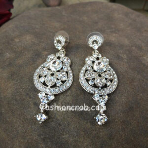 Cubic Zirconia Drop Earring