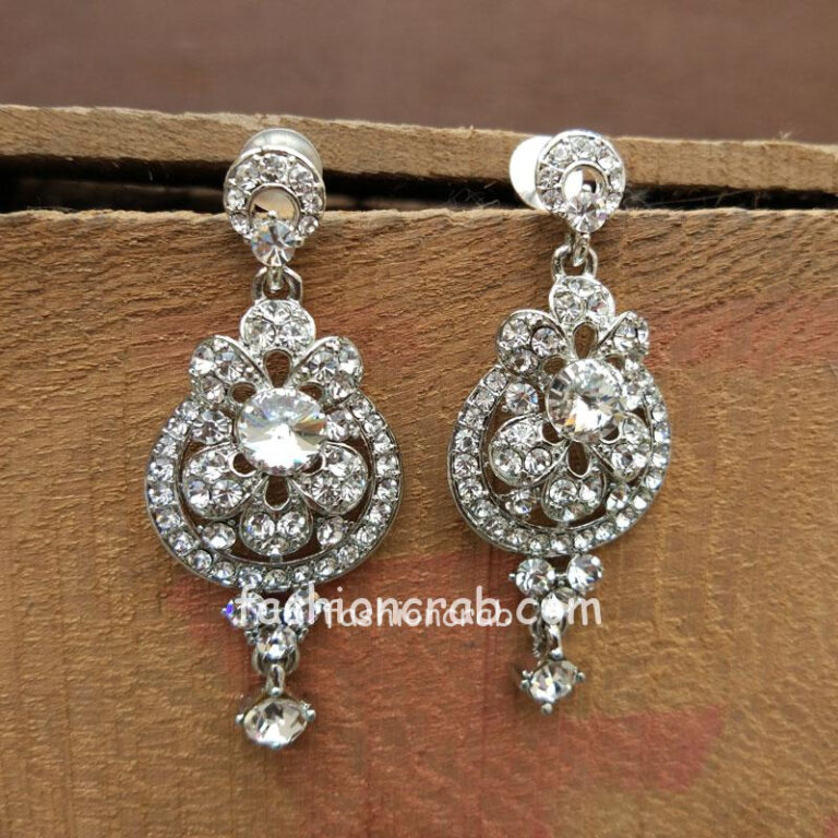 Cubic Zirconia Drop Earring