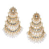 Indian Kundan Chandbali Earrings