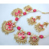 Pink Pearl Necklace Set for Women