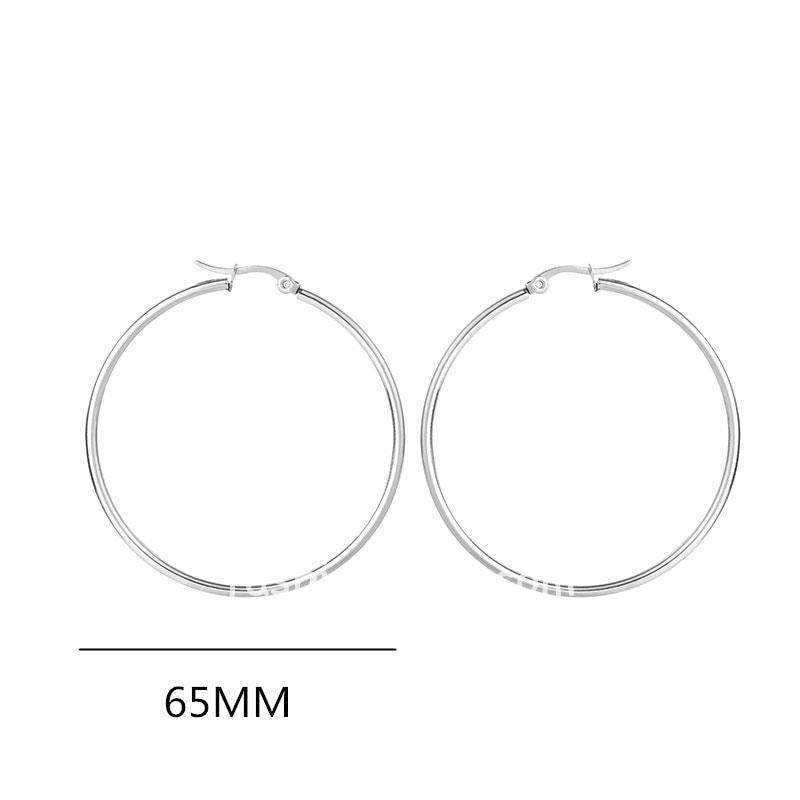 Silver Hoop Earrings