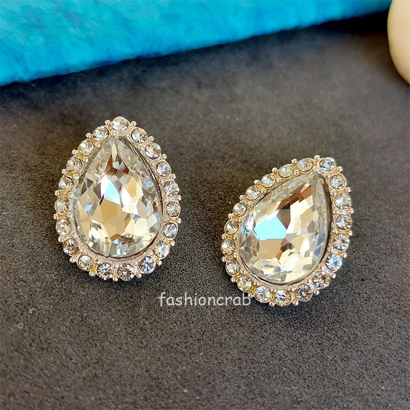 Cubic Zirconia Crystal Stud Earring for Girls