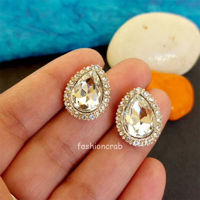 Cubic Zirconia Crystal Stud Earring for Girls Cubic Zirconia Crystal Stud Earring for Girls