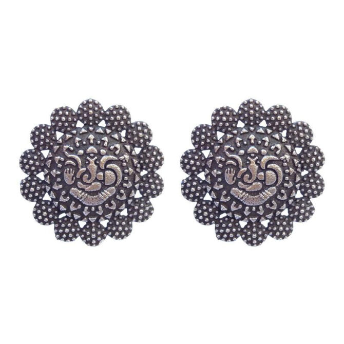 Ganesh Oxidised Studs for Women