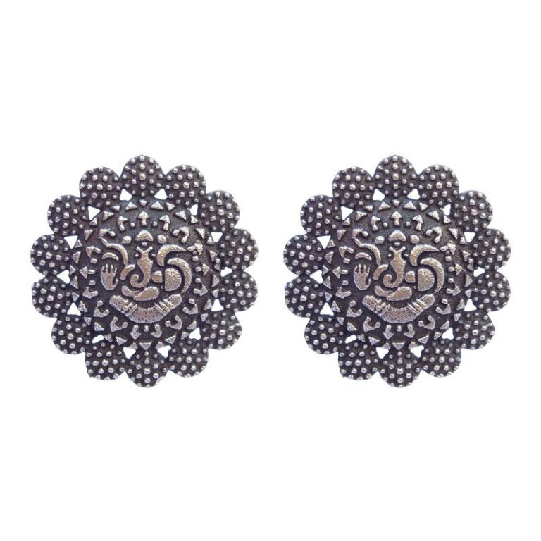 Ganesh Oxidised Studs for Women