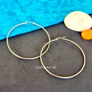 Silver Hoop Earrings