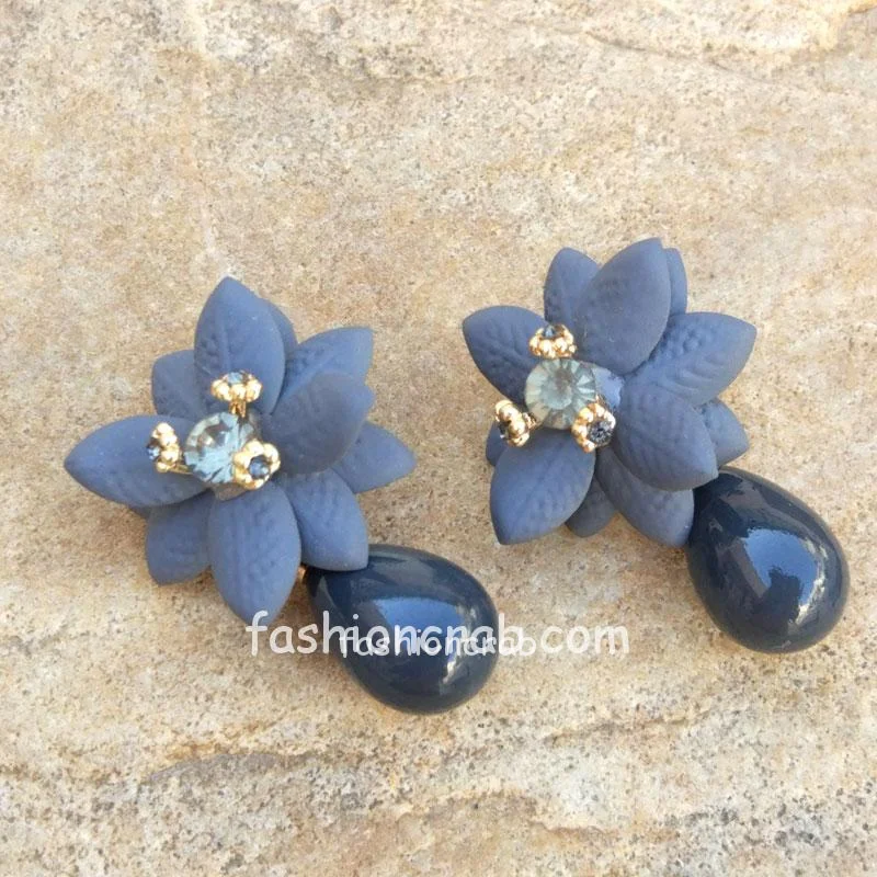 Grey Pearl Earring for Girls