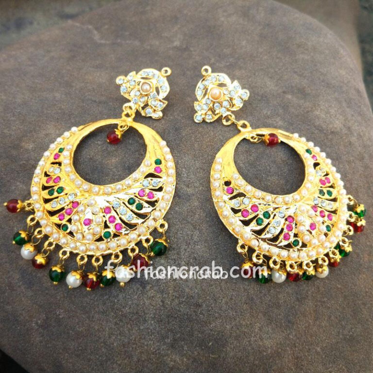 Punjabi Traditional Jadau Necklace Set
