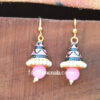 Small Pink Pearl Jhumka Earring
