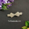 Rhinestone Crystal Bow Shaped Hair Clip