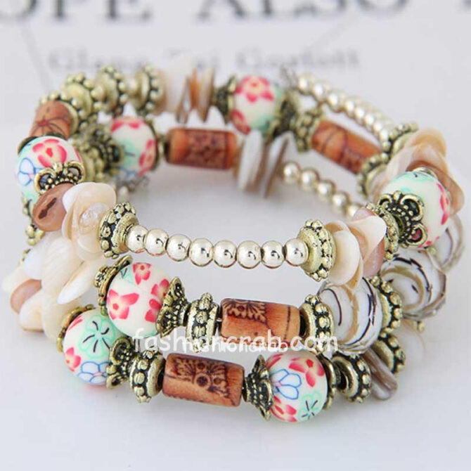 Bohemian Style Colorful Multilayer Bracelet for Women Bohemian Style Colorful Multilayer Bracelet for Women