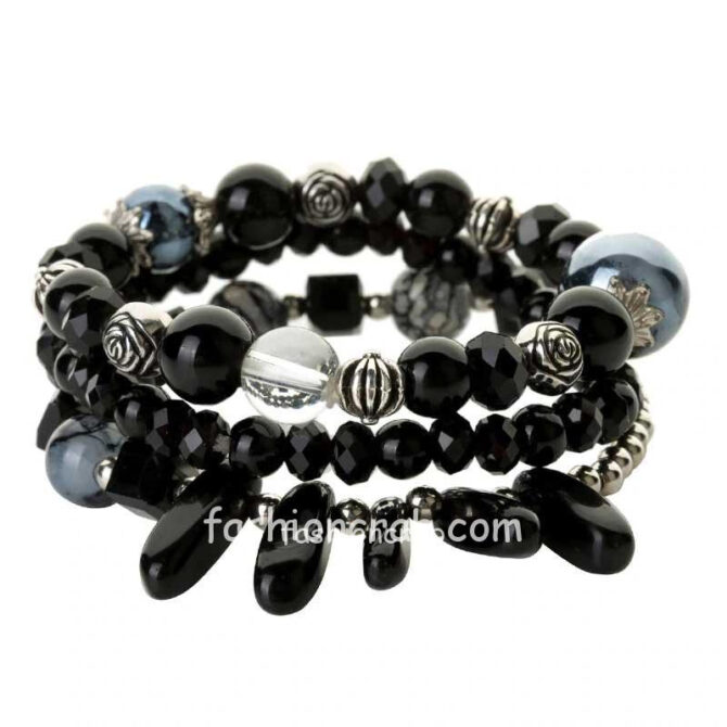 Handmade Natural Stone Charm Bracelet Handmade Natural Stone Charm Bracelet