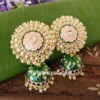 Green Jhumka Earring for Wedding