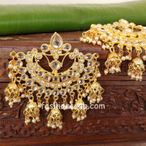 Kundan Chandelier Earrings