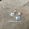 White Crystal Earrings-01 White Crystal Earrings