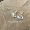 White Crystal Earrings