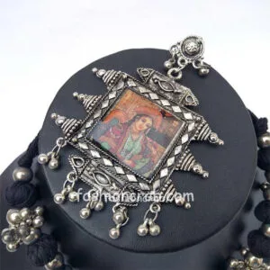 Digital Print Antique Maharani Necklace Set