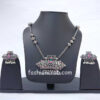 Stone Embellished German Silver Necklace Set