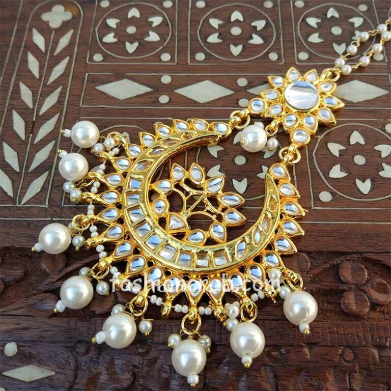 Pearl Chand Maangtikka for Wedding