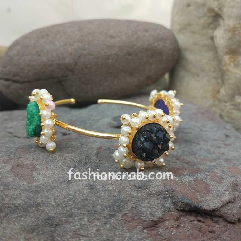 Multi Color Druzy Stone Bracelet for Girls