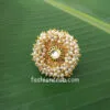Pearl and Kundan Traditional Finger Ring for Wedding