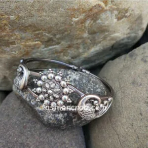 Silver Look Alike Adjustable Bracelet for Party