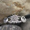 Silver Look Alike Adjustable Bracelet for Party