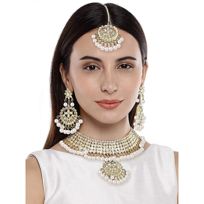 Bridal Kundan Jewellery Set for Bride-02 Bridal Kundan Jewellery Set for Bride