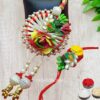 Colorful Gota Patti Lumba Rakhi Set