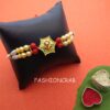 Ganesh Pearl Rakhi for Brother-02 Ganesh Pearl Rakhi for Brother