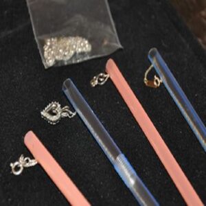 Store Long Necklaces in Straws
