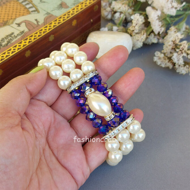 White Pearl Bracelet-02 White Pearl Bracelet