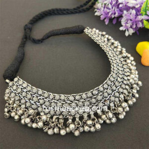 Ghunghroo Choker Necklace Set for Women