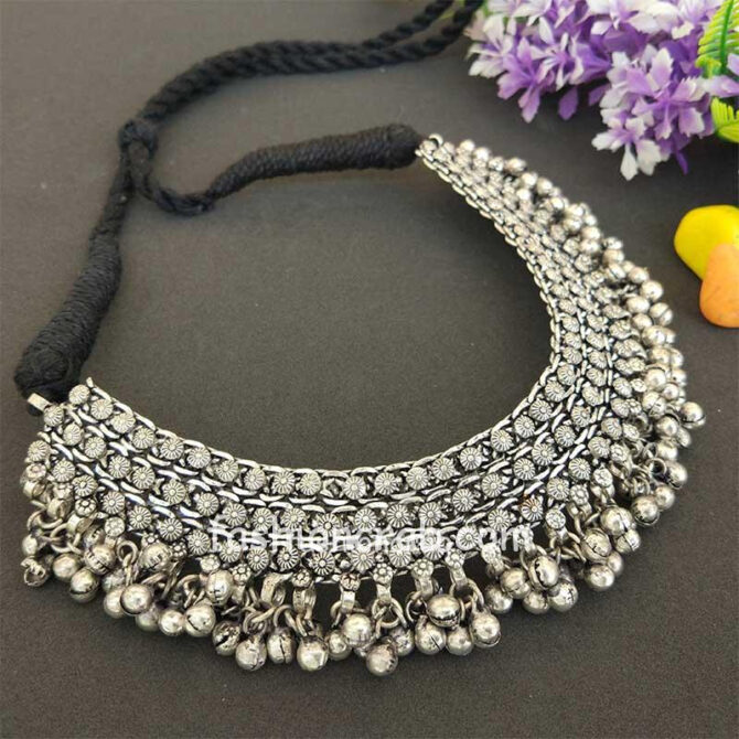 Ghunghroo Choker Necklace Set for Women Ghunghroo Choker Necklace Set for Women