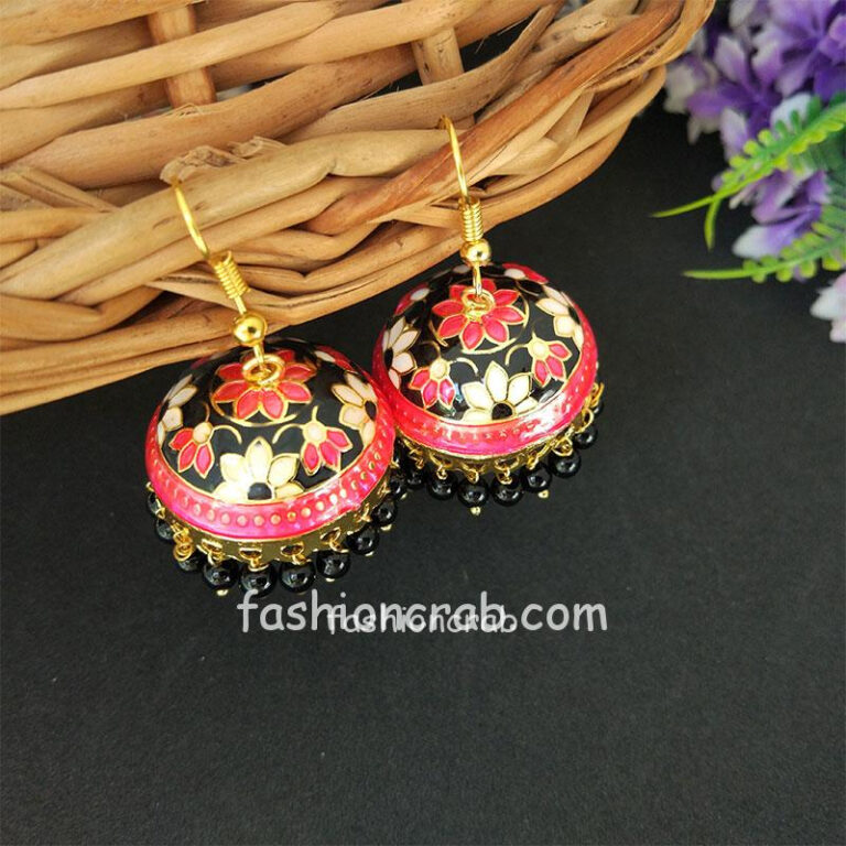 Black Pearl Small Jhumki Earring