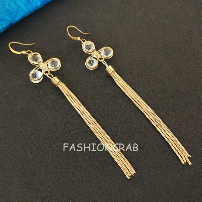 Golden Chain Earrings for Women Golden Chain Earrings for Women