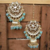 Blue Pearl Kundan Celebrity Jhumka Earring