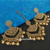 Designer Earring with Maangtika for Wedding