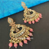 Pink Pearl Earrings for Party