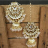 Pink Pearl Kundan Celebrity Jhumka Earring