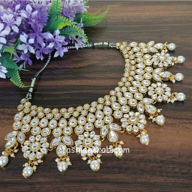 Pearl Kundan Jewellery Set for Wedding Pearl Kundan Jewellery Set for Wedding