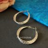 Cute Silver Color Hoop Earring