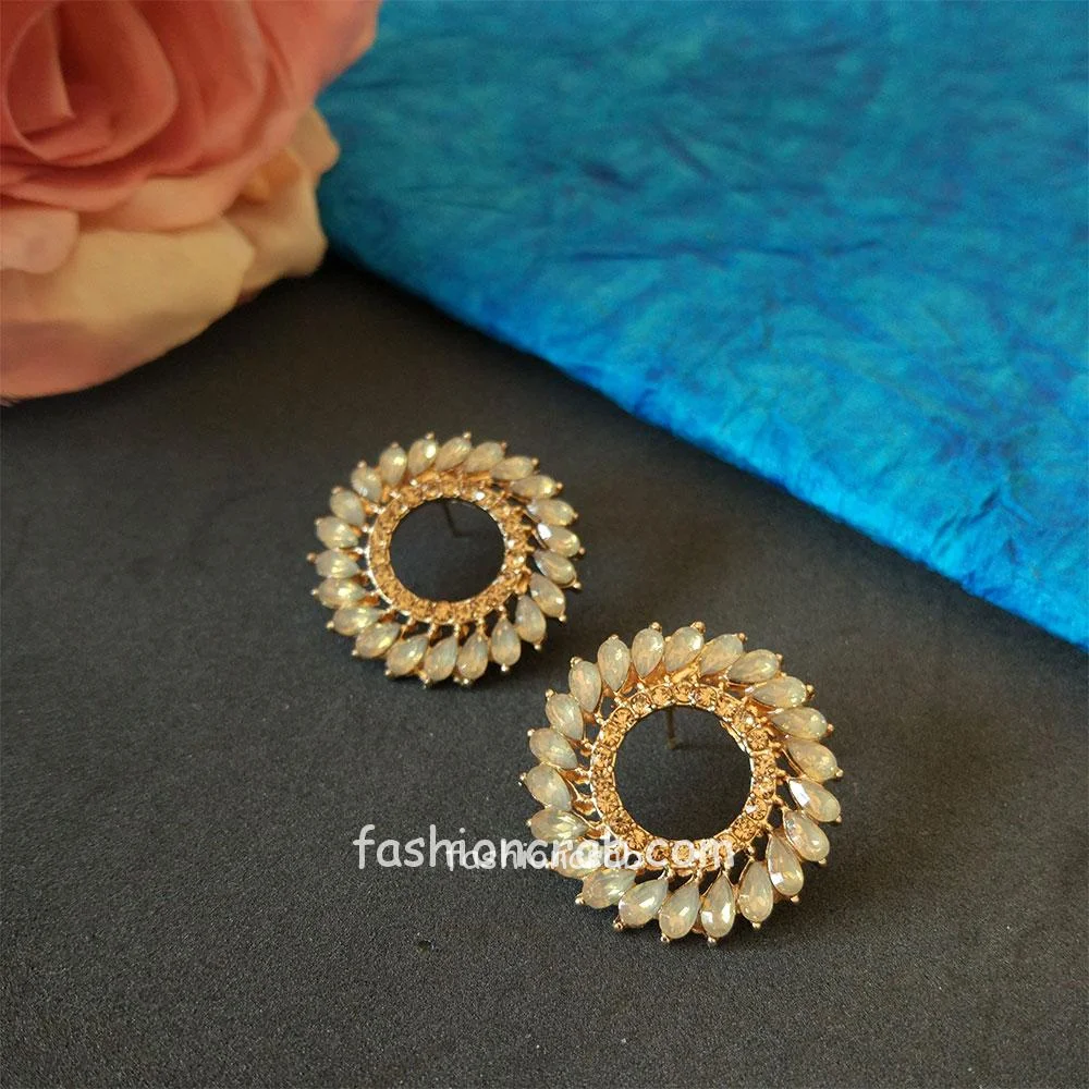Light Green Colour Stylish Studs